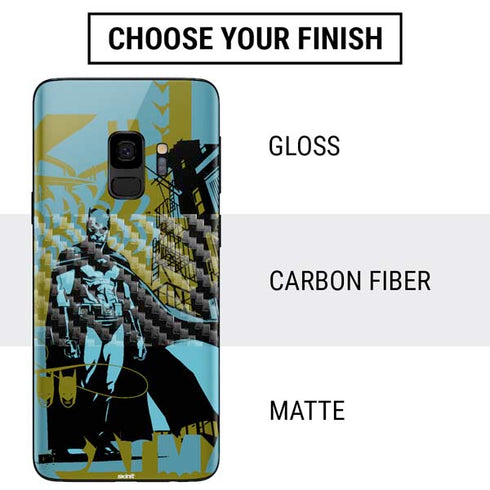 DC Comics Batman Poster Abstract Galaxy S9 Skin